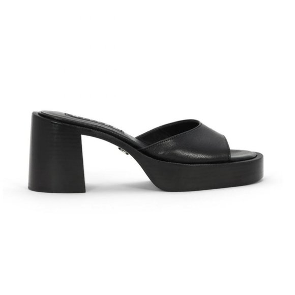 Simon Miller low raid Black Platform sandals slides - Picture 1 of 5